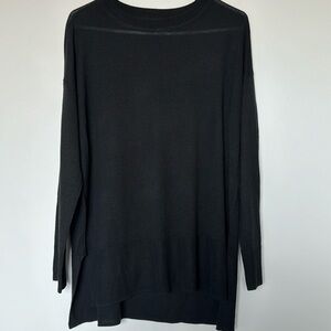 Light Weight Black Worthington Long Sleeve Sweater